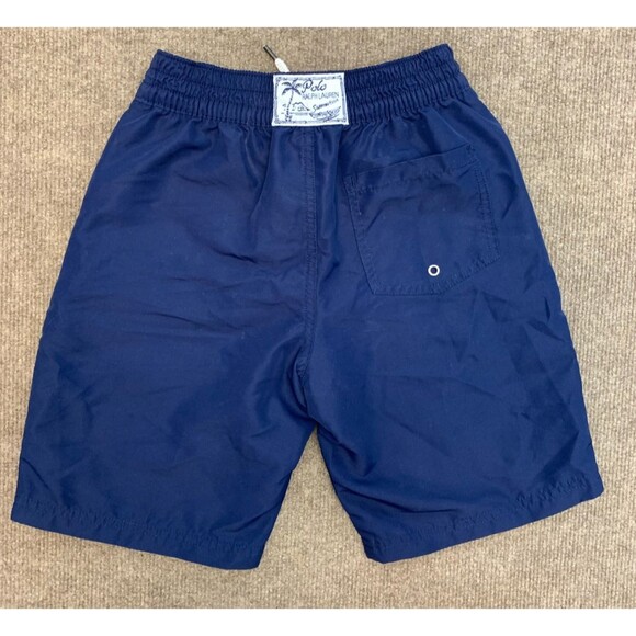 Polo Ralph Lauren Swim Trunks Boys S/P (8) Big Pony Mesh Lined Beach Pool Surf - Picture 2 of 8